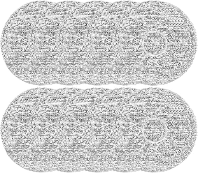 4/10 Pcs Mop Cloths，Compatible For Xiaomi，S40 Pro/OV71GL Robot Vacuum Cleaner Accessories For Pro/OV71GL Washable Reusable Mop Cloth Kits(SET2)
