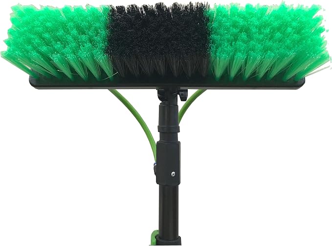EquipMaxx Superlite Aluminum Water Fed Pole Kit Lightweight 24 Feet - Outdoor Window Cleaner Window Glass Solar Panel Cleaning System, Washing Equipment Tool Solution: Hose Spray Washer