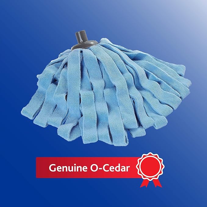 O-Cedar Microfiber Cloth Mop (Microfiber Cloth Mop with 3 Extra Refills)