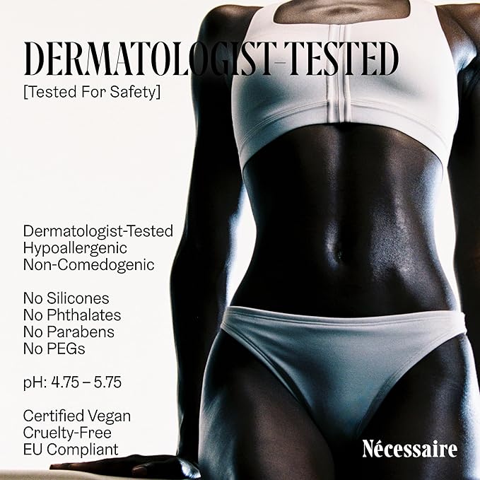 Nécessaire The Body Lotion – Santal - Multi-Peptide - Firming Body Lotion for Women + Men. 2.5% Niacinamide. Non-Comedogenic Moisturizer for Sensitive Skin. Dermatologist-Tested – 450ml/15.2 fl oz