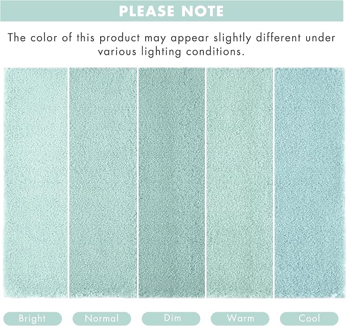 Madison Park Signature Marshmallow Bathroom Rug Non Slip, Luxrurious Plush Bath Mat, Absorbent, Quick Dry, Spa Design Bath Room Décor, 24x40, Seafoam