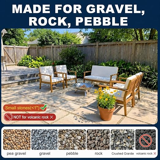 Teexpert Rock Glue for Landscaping: 170OZ Concentrate Gravel Glue, Pea Gravel Binder, Heavy Duty Pebble Stone Adhesive for Slope, Between Pavers, Garden Walkway, Weather Resistant Safe for Plants Pets