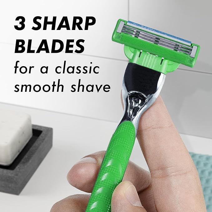 Gillette Mach3 Sensitive Mens Shaving Razor Blade Refills, 20 Count