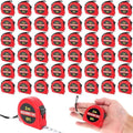 Copkim 50 Pcs 6 FT Mini Tape Measure Retractable Bulk Small Measuring Tape Pocket Size Measurement Tool for Operation Christmas Items Party Favor Gifts Stuffers for Men(Red)