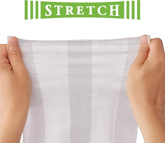 FitRight Stretch Adult Incontinence Briefs with Tabs, Ultra Absorbent, Size 1, 30" to 52", 20 Count