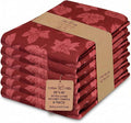 Urban Villa Kitchen Towels Harvest Leaf Print Towels Set of 6 20" X30” 100% Cotton Highly Absorbent Quick Drying Dish Cloths & Dish Towels Thanksgiving Fall Tea Towels with Hanging Loop Towels
