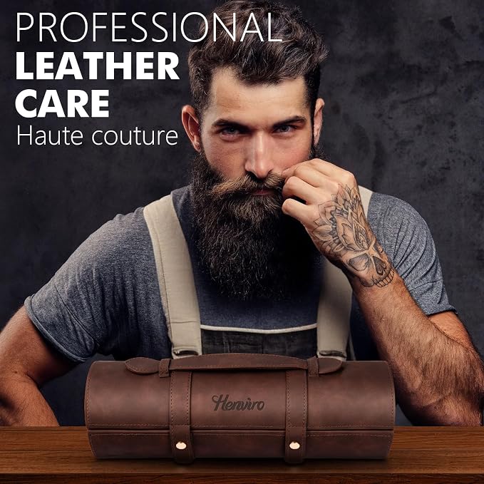 Leather Shoe Shine Kit For Men - 13 PCS Shoe Polish Kit, Leather Boots Care, Shoe Care Kit Gift for Men Him Husband