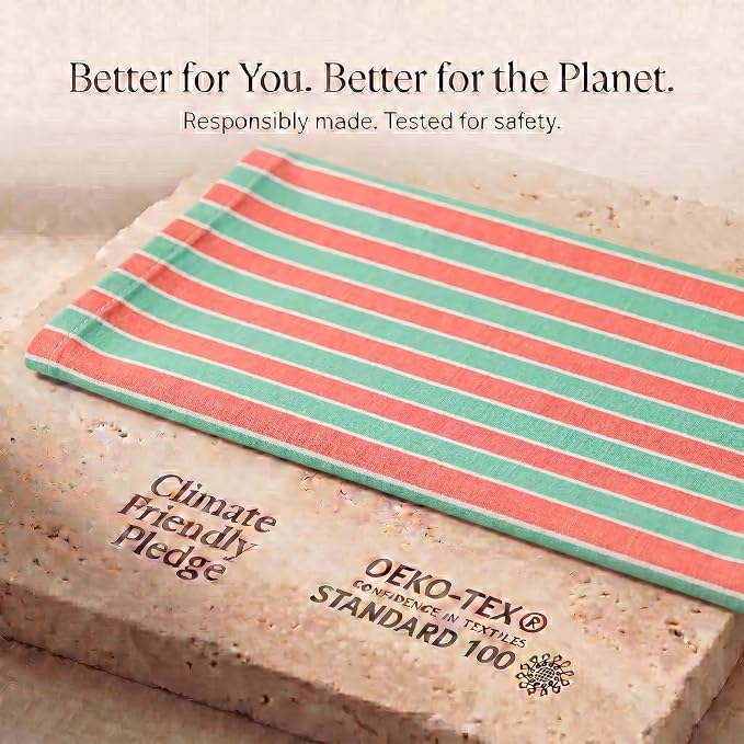 Urban Villa Kitchen Towel Cotton Dish Towels 20”x30” (Set of 6) Christmas