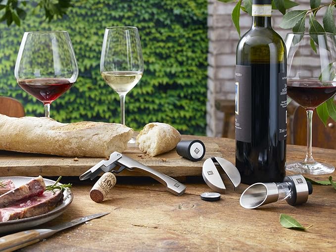 ZWILLING Sommelier 4-pc Wine Tool Set, 18/10 Stainless Steel