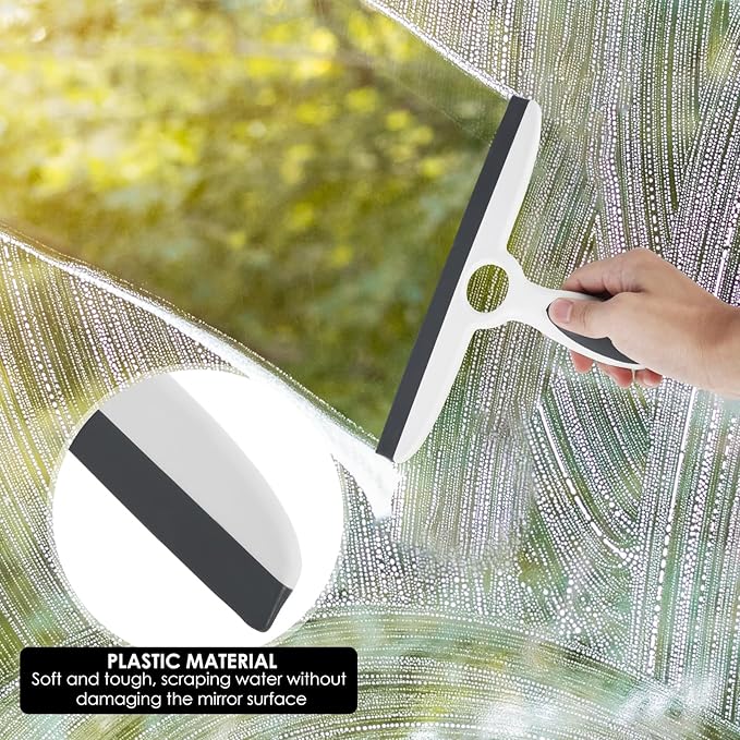 1PCS Shower Squeegee Lightweight Easy to Clean Shower Bathroom Sturdy Window Squeegee with Handle for Home