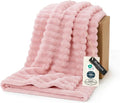 Bedsure GentleSoft Pink Twin XL Blanket for Bed - Super Soft Cozy Blankets for Women, Cute Large Blanket for Girls, Coral Pink, 66x90 Inches