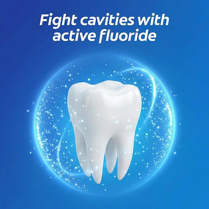 Colgate Cavity Protection Fluoride Toothpaste, Mint, 6 Pack, 6 oz | Bulk Anticavity Adult Toothpaste, Fights Cavities, Enamel Strengthening, ADA Accepted, Great Regular Mint Flavor