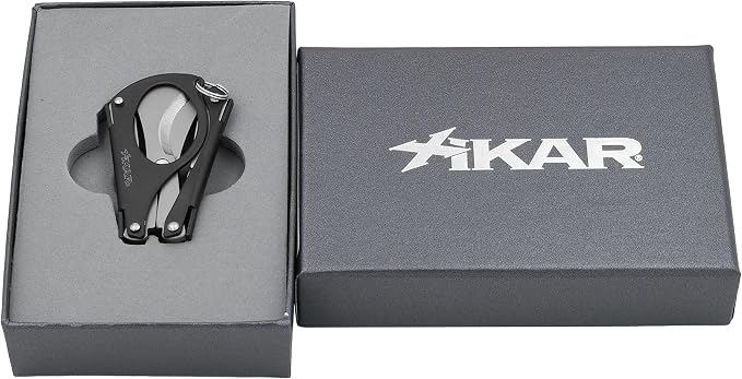 XIKAR MTX Cigar Scissors, Multi-tool, Black