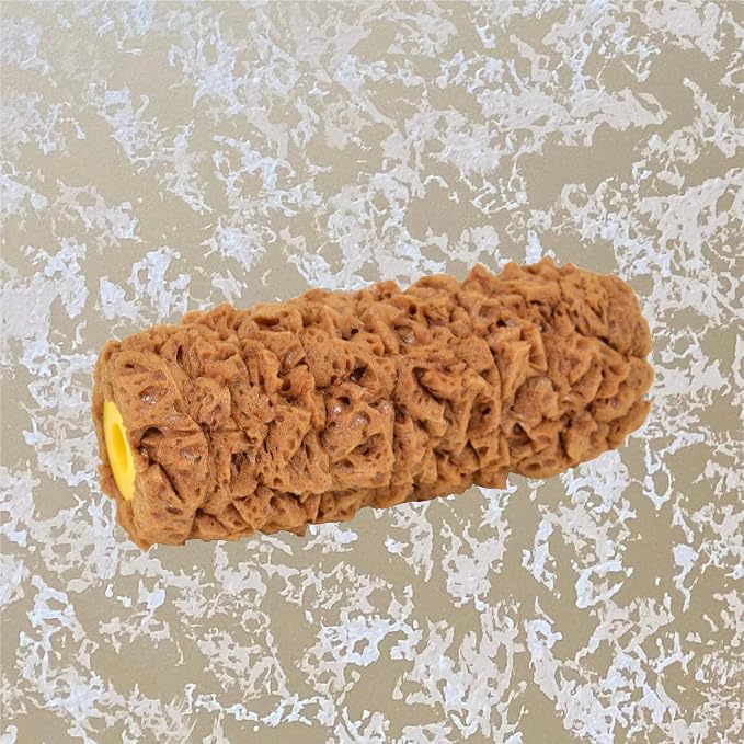 Hanroy 8" Sponge Paint Roller for Texture Painting - DIY Wall Decorative Pattern Tool, Easy Home Improvement Painting Set for Beginners & Professionals(RM498KC-8)
