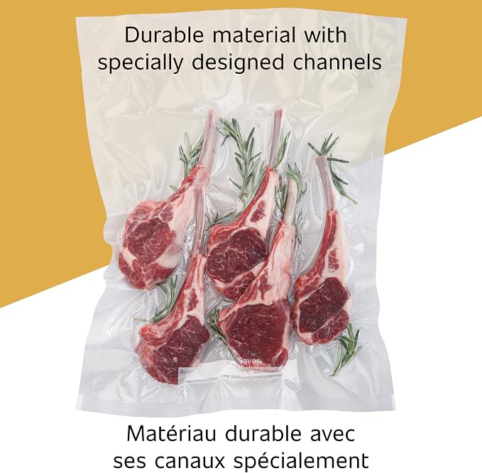 FoodSaver Custom Length Vacuum Sealer Bags Multipack,Rolls for Airtight Food Storage and Sous Vide - Compatible with FoodSaver,8 and 11 (3 Count),2 Count (Pack of 10)