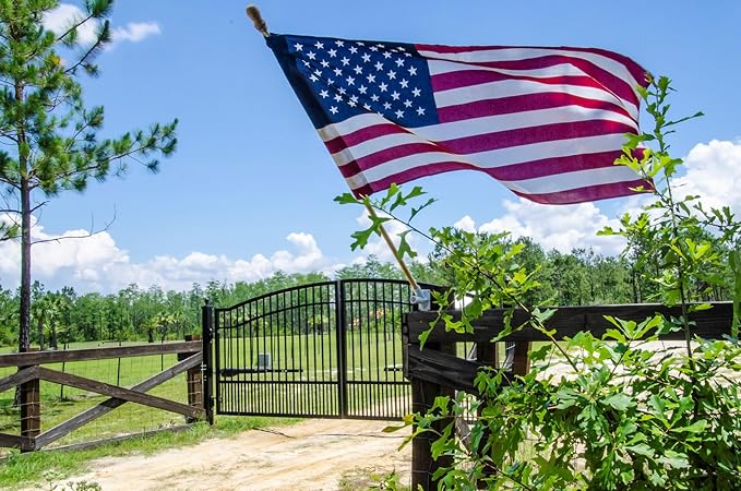 Mighty Mule Gate Opener, Solar and Smart Ready, Heavy Duty Automatic Gate Opener, Gates up to 18ft or 850lb Per Gate Leaf, Dual Gate Opener, Upgraded, MM572W-A