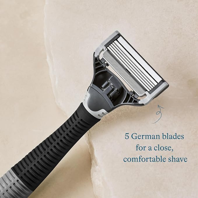 Harry's Razors for Men Refills 14 Count and Shaving Cream for Men 2 Pack
