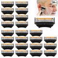 24 Replacement Razor Blades for Men – Compatible with Gillette ProGlide &Razor Systems, 5-Blade Refills, Wet Shave, Value Pack, Smooth & Precise