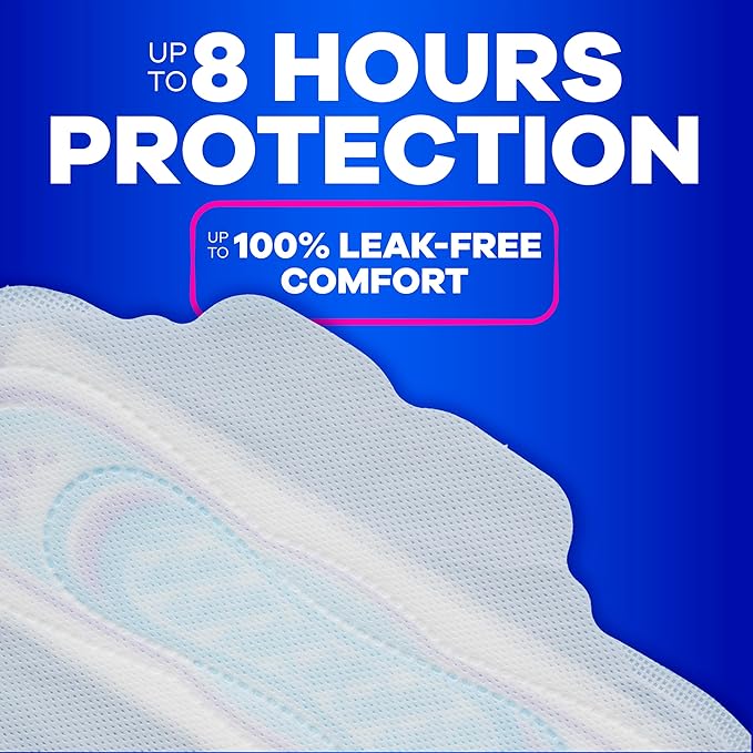 Always Ultra Thin Feminine Pads Without Wings for Women, Size 2, Long Super Absorbency, Unscented, 40 Count x 3 Pack (120 Count Total) (Packaging May Vary)
