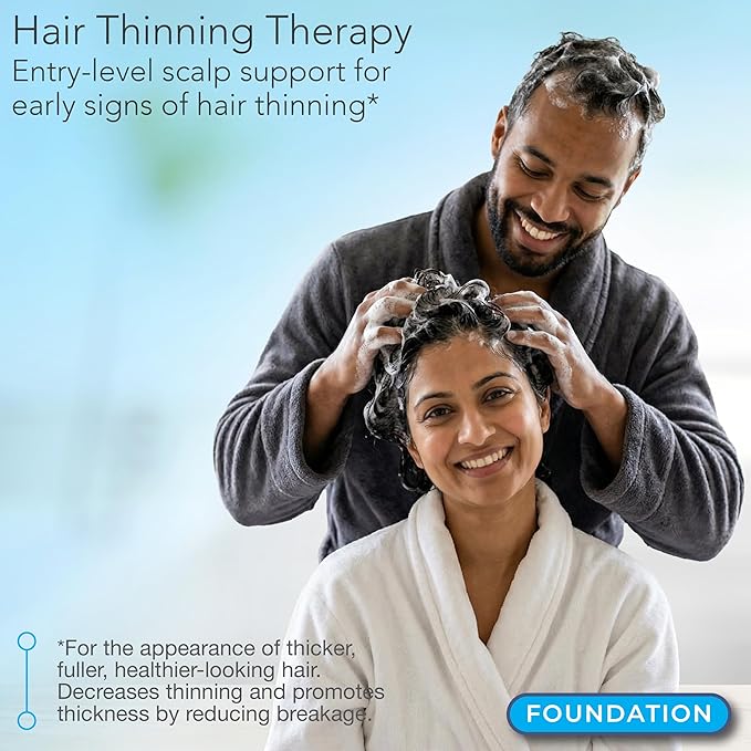 PURA D'OR Hair Thinning Therapy Biotin Shampoo and Conditioner Set, CLINICALLY TESTED Effective Results, Hair Thickening Products For Women & Men, Herbal Scent, Color Safe, 16oz x2