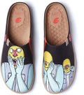 UIN Men's Mules Slipper Loafers Lightweight Mules Walking Casual Clogs Comfort Household Slip Ons Art Painted Travel Shoes Malaga Marine World