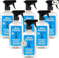 Aunt Fannie's All Purpose Bathroom Cleaner Vinegar Spray for Shower, Tub, Toilet, Tile, Sink and Fixtures, 16.9 Ounces (Pack of 6)