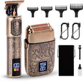 Ufree Foil Shaver and Beard Hair Trimmer Set, Men Electric Razor，Mens Gifts | 6500-7500RPM Head Shavers for Bald, Zero-Gap, Type-C, LED Display, T-Blade Line Versatile for Mustache, Stubble & Crisp Edge