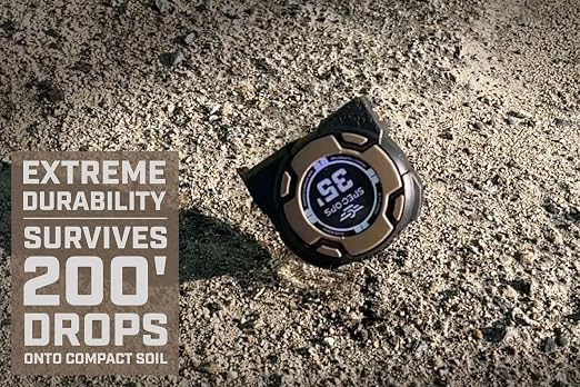 Spec Ops Tools Elite Series Tape Measure for Measuring & Layout, 1 1/4" Double-Sided Blade, Heavy Duty Military-Grade Composite Case, 35 Foot Non-Magnetic