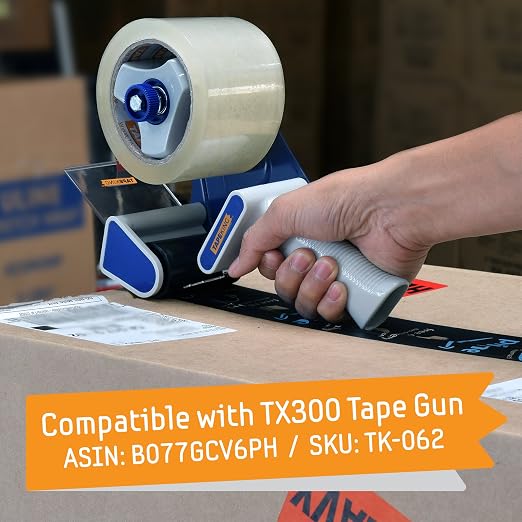 Tape King Clear Packing Tape 3 Inch Wide (24 Rolls) | Heavy Duty Packing Tape 2.7mil Strong Adhesive for Moving Boxes, Shipping Cartons, Office Use, Storage & Wrapping (1440 Yards)