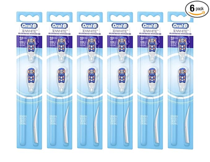 Oral-B 3D White Replacement Brush Heads 2 Count (Pack of 6)