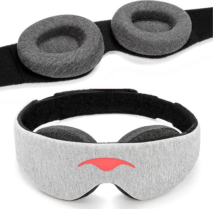 Manta Sleep Dream Duo Bundle - Manta Sleep Mask + Manta Slim Sleep Mask - 100% Total Blackout, Fully Adjustable, Zero Eye Pressure Eye Mask for Sleeping, Deep Rest, Travel, Napping