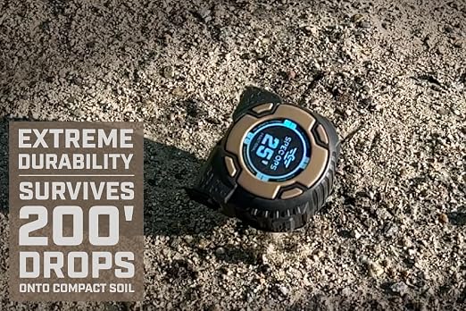 Spec Ops Tools Elite Series Tape Measure for Measuring & Layout, 1 1/4" Double-Sided Blade, Heavy Duty Military-Grade Composite Case, 25 Foot Non-Magnetic