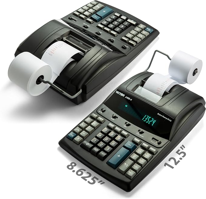 Victor 1460-4 12 Digit Extra Heavy Duty Commercial Printing Calculator