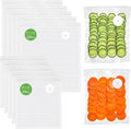 Syntus 40 Pcs Reusable Vacuum Sealer Bags for Food, 8"x10"+12"x13" (S+L) | Upgraded Air Valve, Microwave Sous Vide Freezer Meal Prep, Leak-Proof, Food Storage Zipper Bags, for Compact Vacuum Sealer