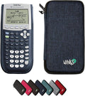 Texas Instruments TI-84 Plus Graphing Calculator with WYNGS Protective Case Blue