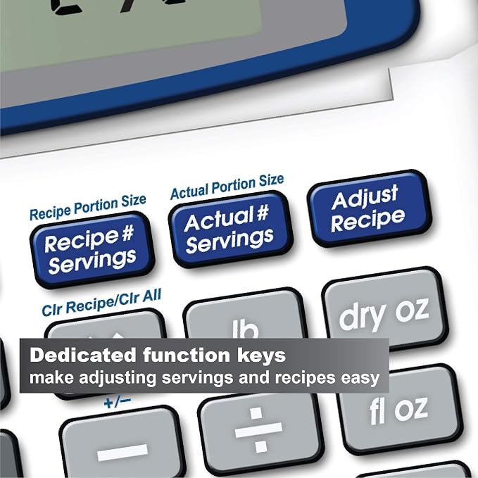 Calculated Industries 8305 KitchenCalc PRO Recipe Conversion Calculator | Countertop Culinary Math Calc with 2 Timers for Recipe Scaling, Chefs, Bakers, Brewers, BBQers, Students & Home Cooks
