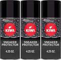 KIWI Sneaker and Shoe Waterproofer | For Shoes, Sneakers, Leather and More | Spray Bottle | 4.25 Oz | Pack of 3