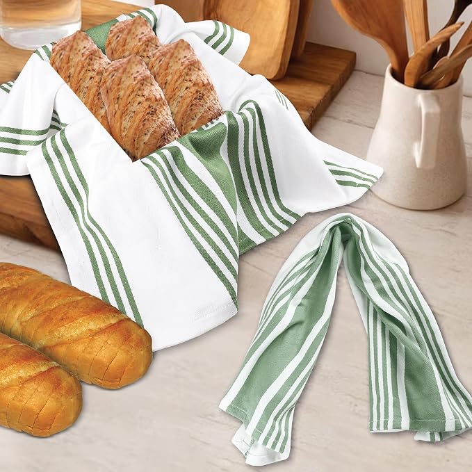 Urban Villa Kitchen Towels Cotton Dish Towels 20”x30” (Set of 3) Multi