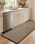 eqivei Kitchen Runner Rug, 24" x 59" Non-Slip Washable Kitchen Mat with Rubber Backing for Floor, Island Walkway, Hallway or Laundry Room