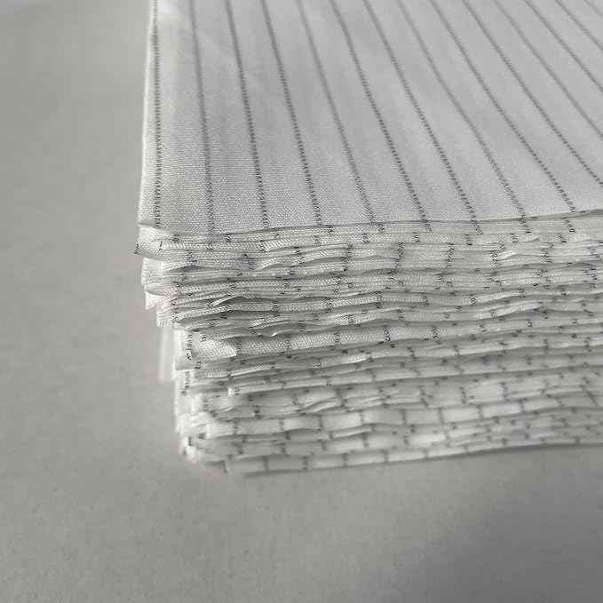 AAWipes Cleanroom Wipe Cloths (Grade A) - Safe Electrostatic Discharge (ESD) Polyester Wiper Special ESD-Safer Wiper Cloths Lint Free Static Dissipasive Wipers (6"x6") 100pcs