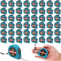 Copkim 50 Pcs 6 FT Mini Tape Measure Retractable Bulk Small Measuring Tape Pocket Size Measurement Tool for Operation Christmas Items Party Favor Gifts Stuffers for Men(Lake Blue)