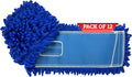 Kleen Handler 24 inch Microfiber Dust Mop | Medium Washable Commercial Mop Head Replacement, Pack of 12