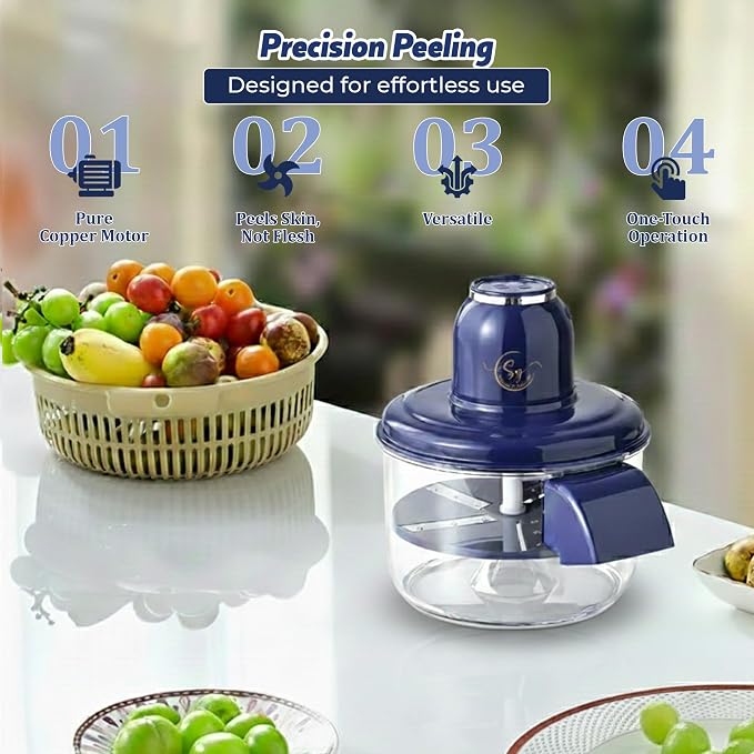 Automatic Grape Peeler Machine, Electric Garlic & Cherry Tomato Skin Remover Tool for Small Fruits (Autamatic Grape Peeler)