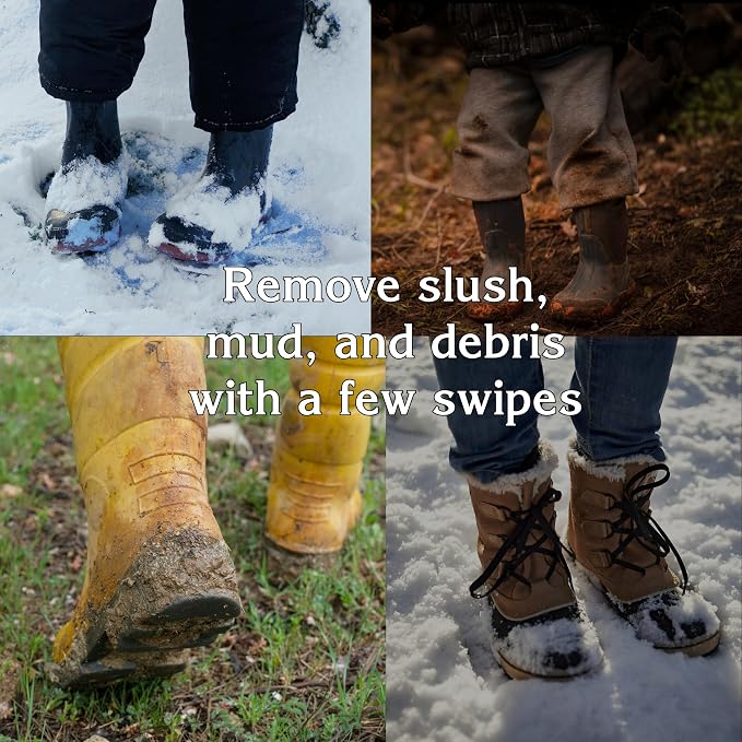The Original Scrusher Boot & Shoe Cleaner, Durable Weather Resistant Outdoor Shoe Brush