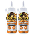 Gorilla Clear Glue, 3.75 Ounce Bottle (Pack of 2) - Crystal Clear, All Purpose, and Water Resistant