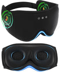 BambooCotton 3D Bluetooth Sleep Mask, LC-dolida 2026 New Sleep Headphones, Wireless Comfort, Sustainable Luxury for Better Sleep