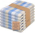Urban Villa Kitchen Towels Cotton Dish Towels 20”x30” (Set of 6) Bluesand