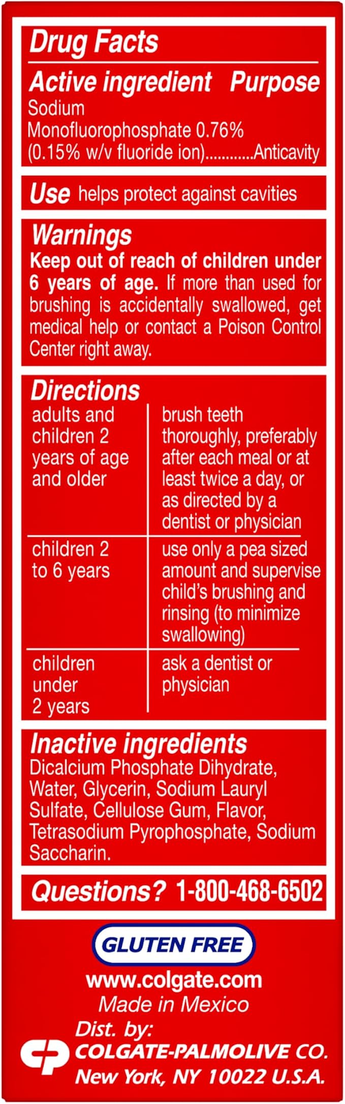 Colgate Cavity Protection Toothpaste with Fluoride, Minty Great Regular Flavor, Anti Cavity Toothpaste, 24 Pack, 1 Oz Tubes