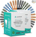Avistar 160 Prepasted Disposable Toothbrushes Individually Wrapped - Single Use Pre Pasted Disposable Toothbrushes with Toothpaste Built in - Waterless Toothbrush for Travel, Guests, Hotel, & Camping