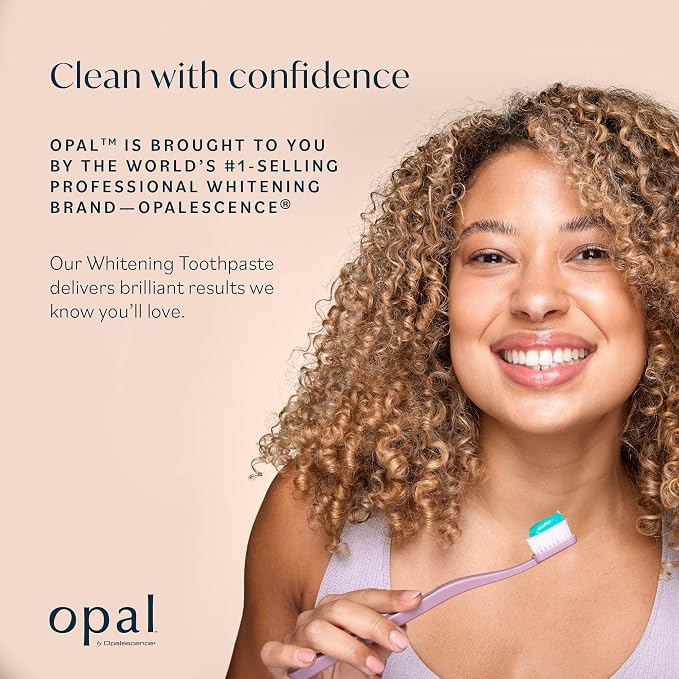 Opalescence Opal Whitening Toothpaste 4.7oz - Mint - 3 Pack - 5760-3 | Original Formula Oral Care Whitening Toothpaste With Fluoride for Daily Use, Surface Stain Removal and Enamel Strength